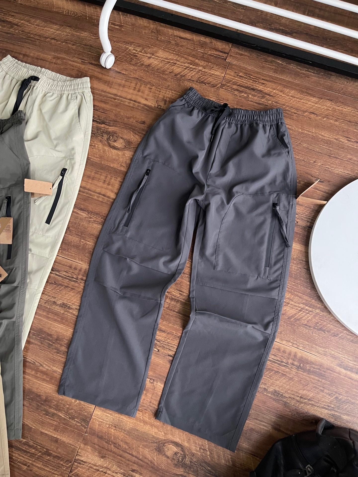 E2825# Unisex Large Size Cargo Pants