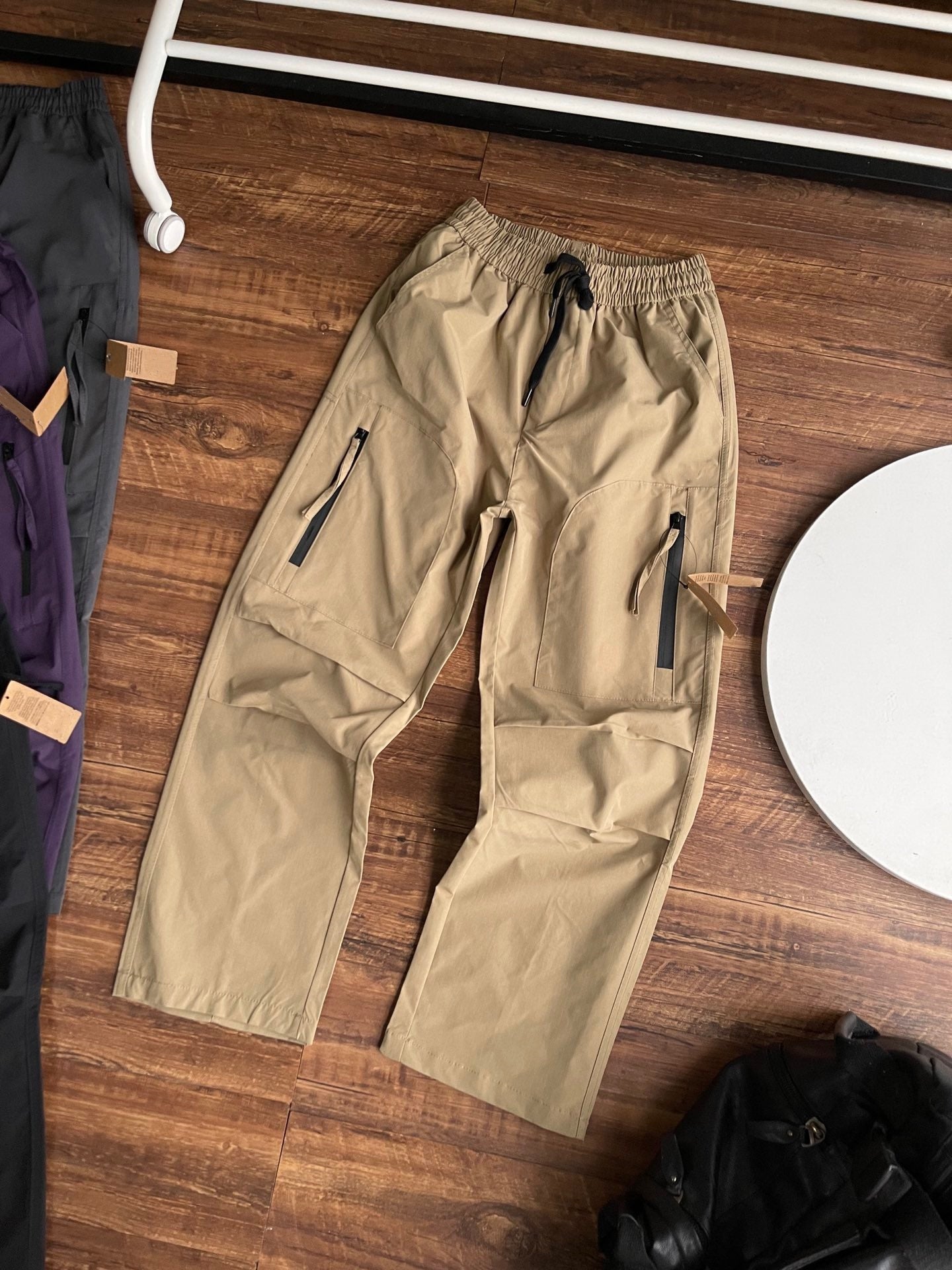 E2825# Unisex Large Size Cargo Pants