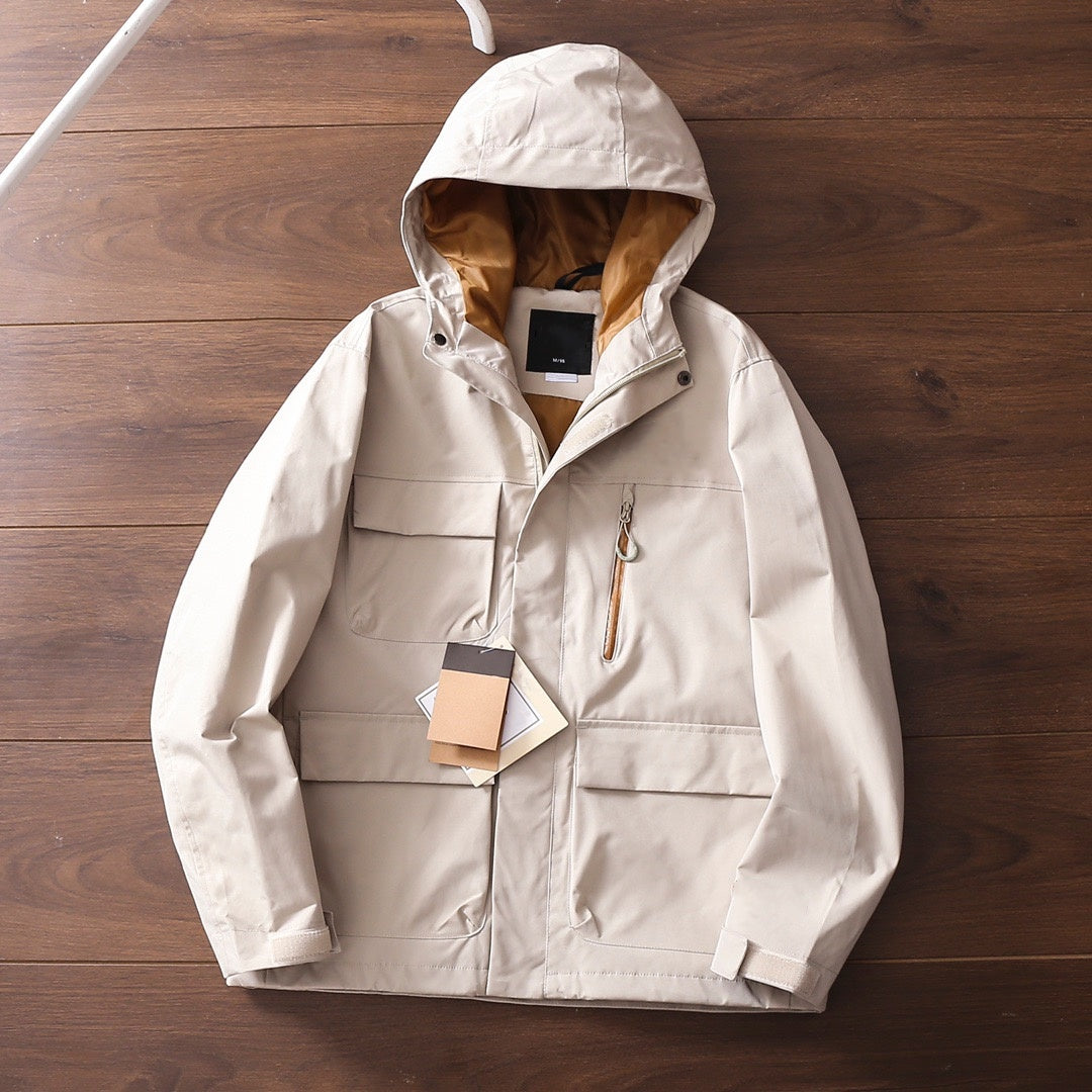 E3389# Men Large Size Hooded Jackets