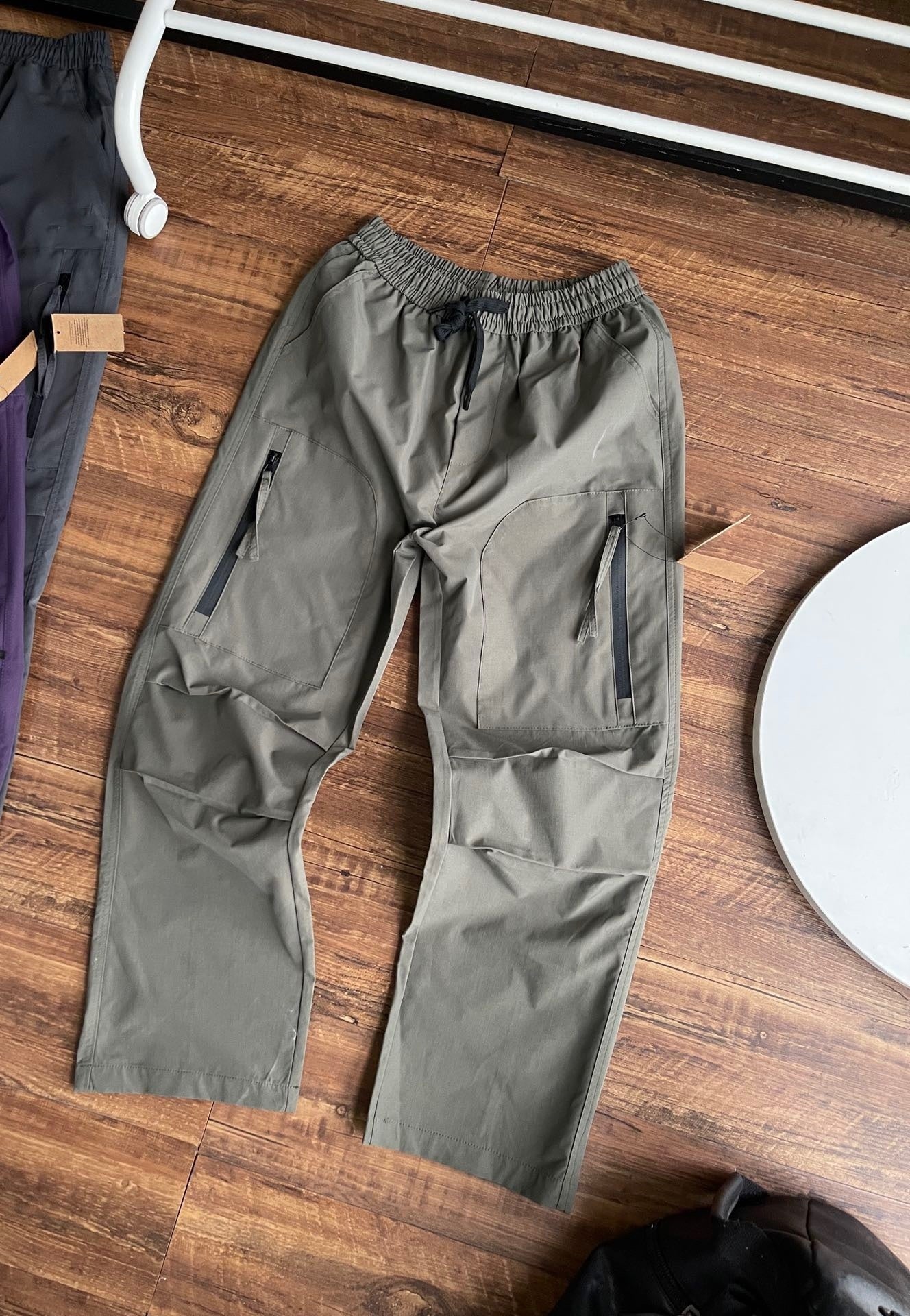 E2825# Unisex Large Size Cargo Pants