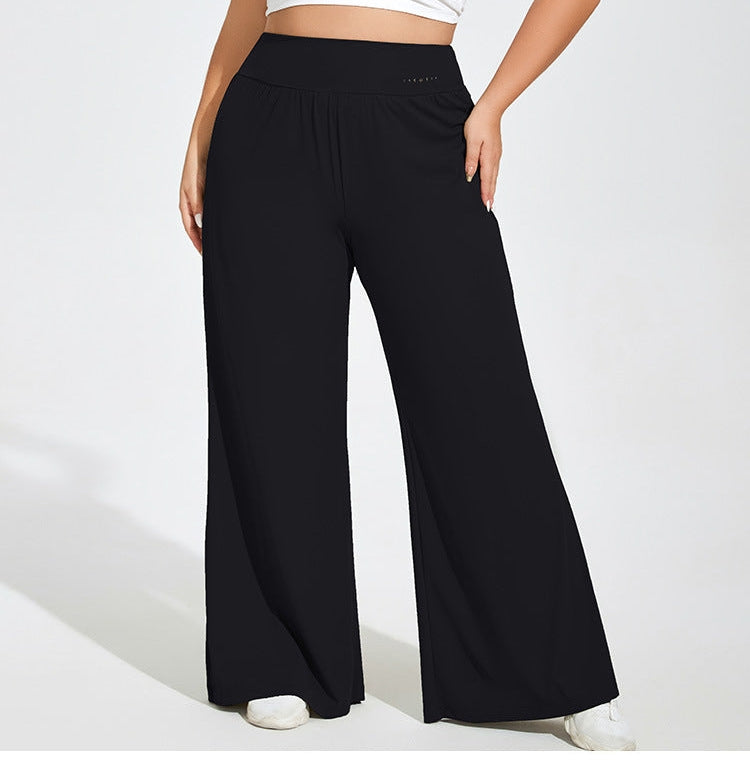 1610# Plus Bell Bottom Pants