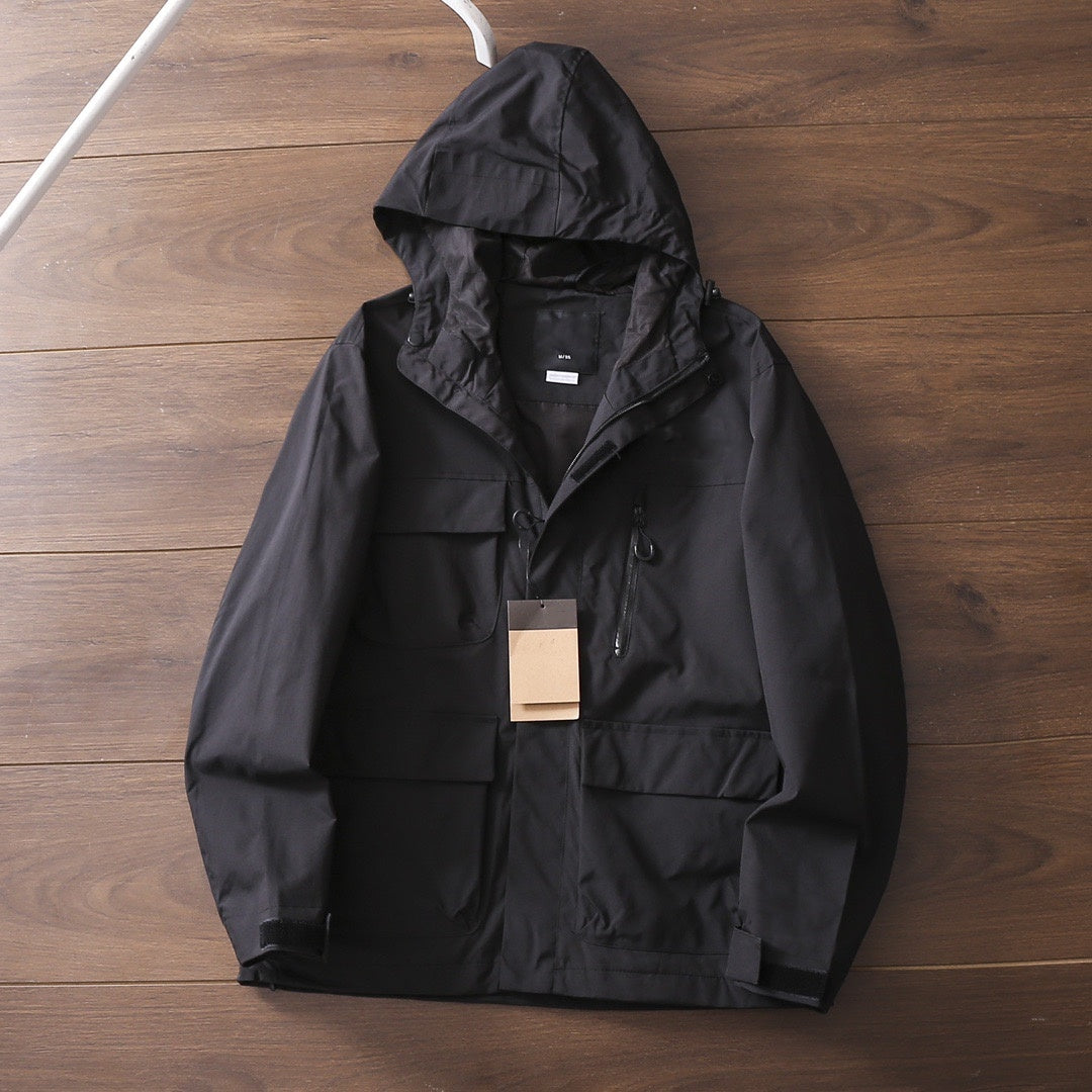 E3389# Men Large Size Hooded Jackets