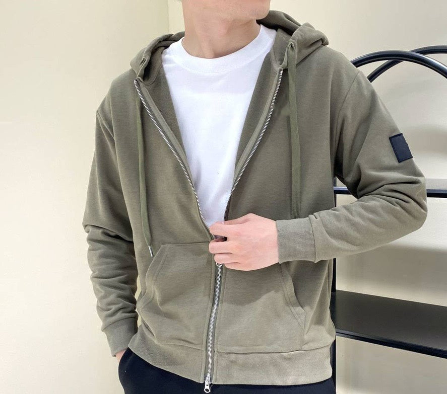 E3143# Men Zipper Hoodie