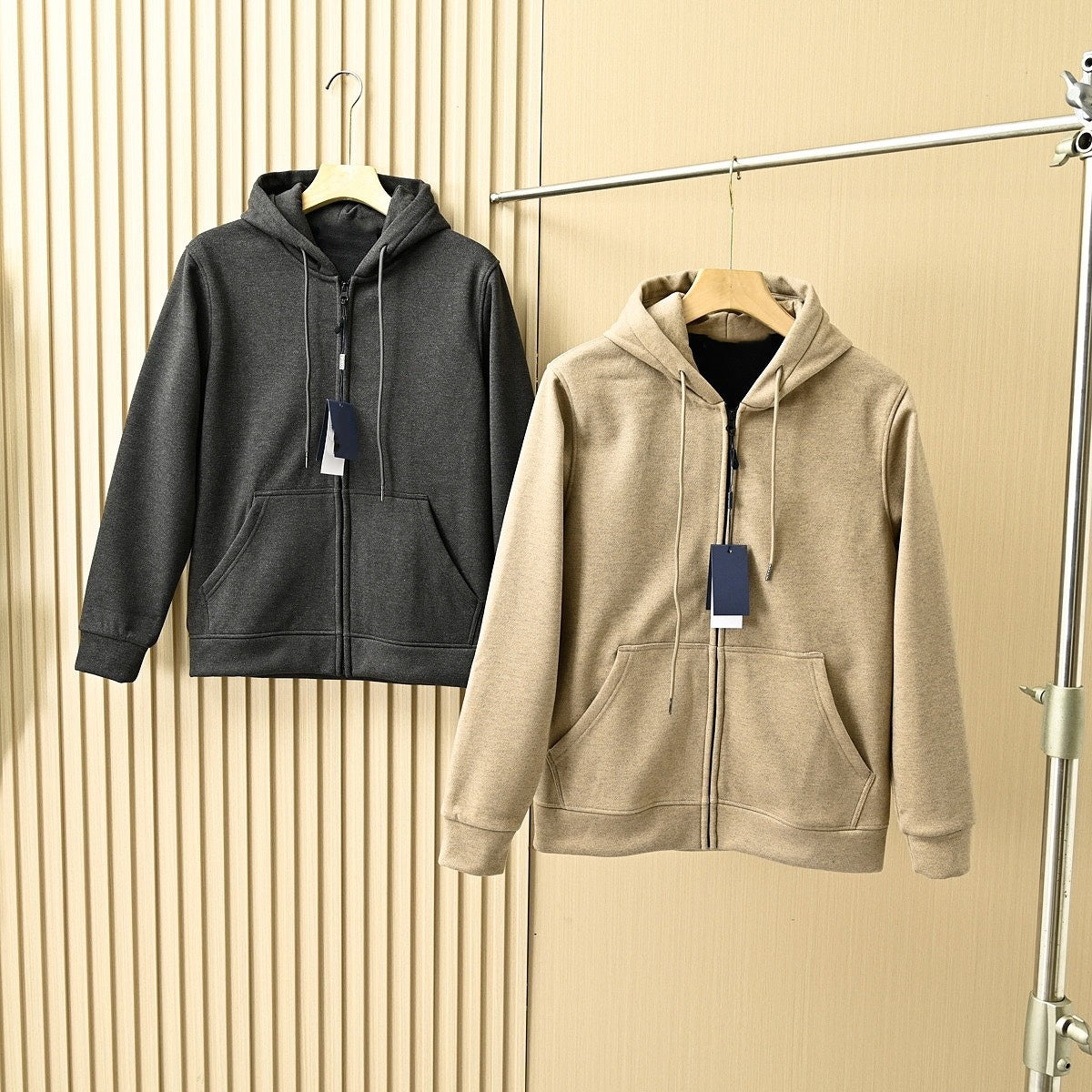 E4421#GX Fleece Hooded Jackets