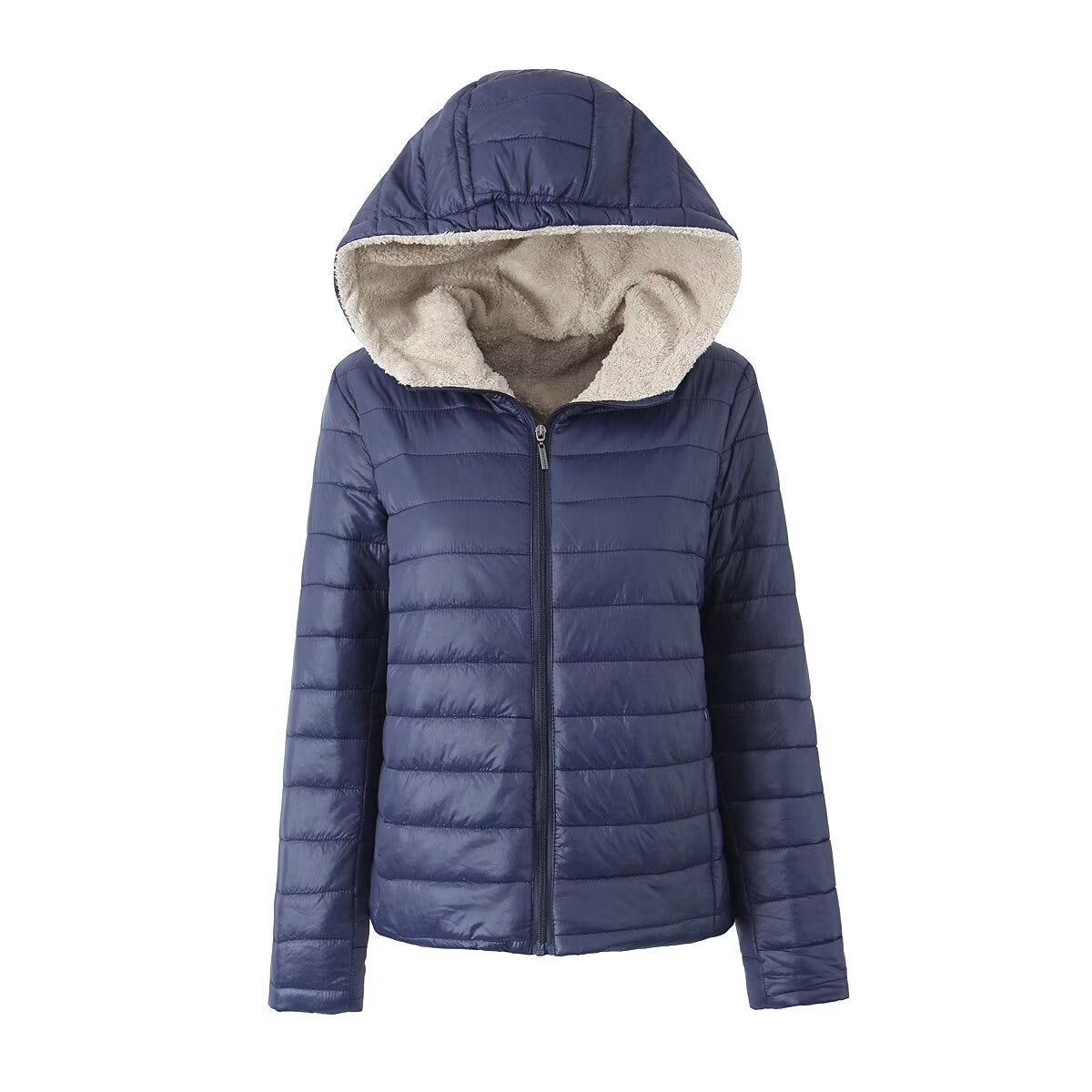 E4054#  Hooded Cotton Padded Coat