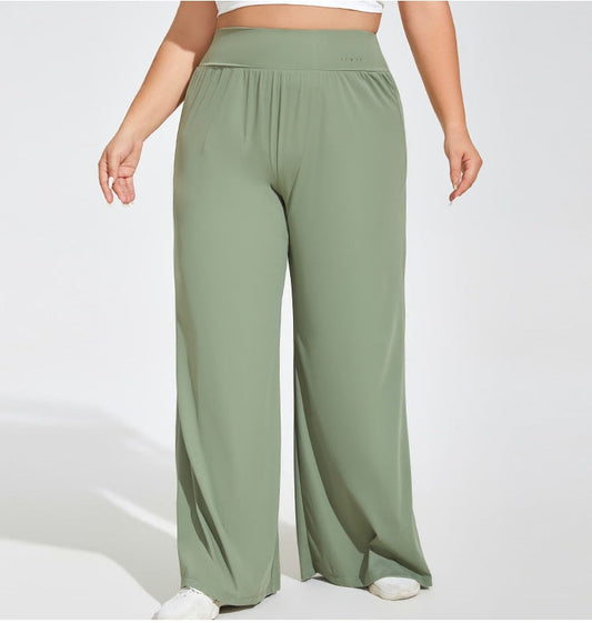 1610# Plus Bell Bottom Pants