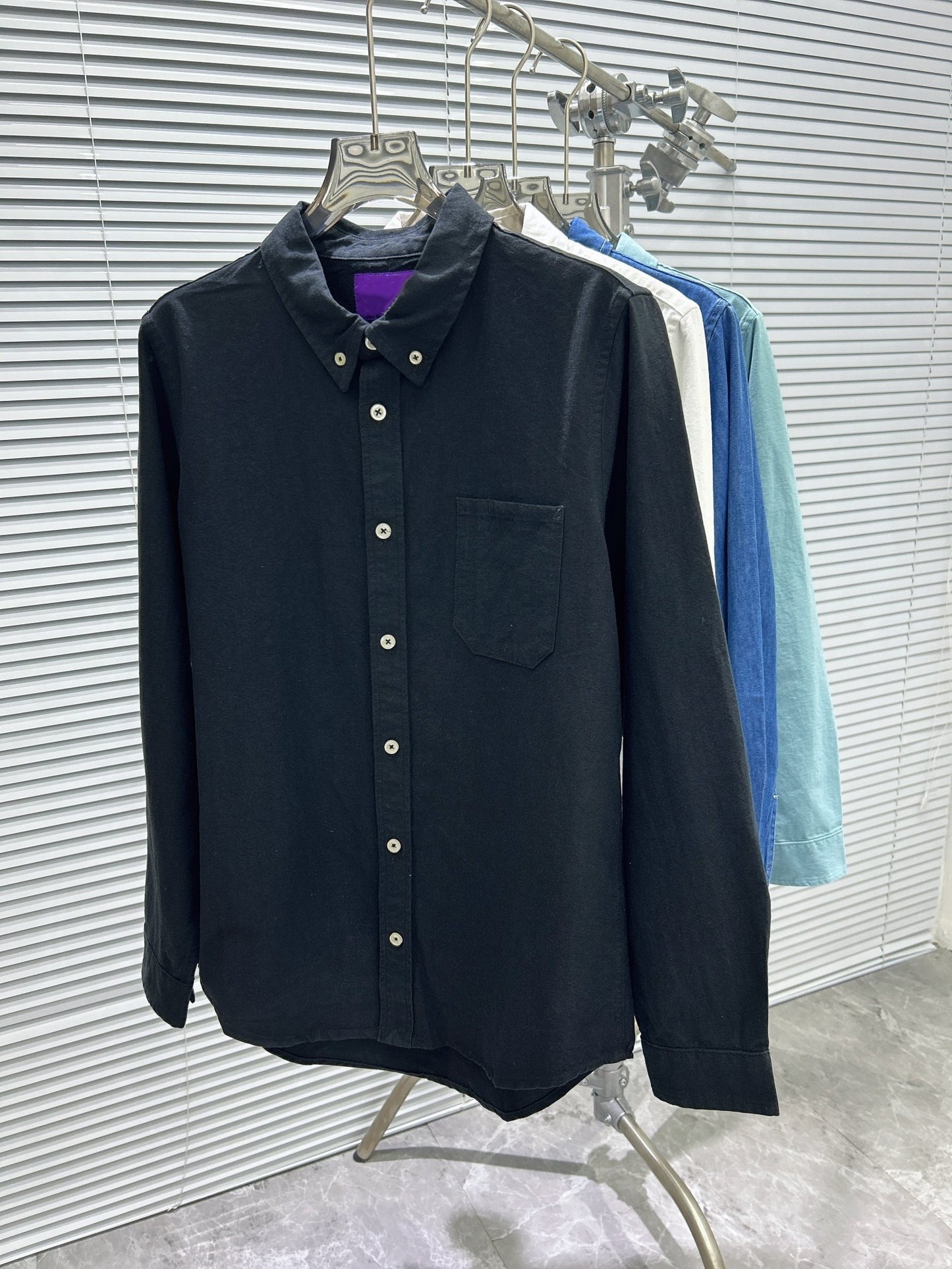 E3463#Unisex Denim Cloth Shirts