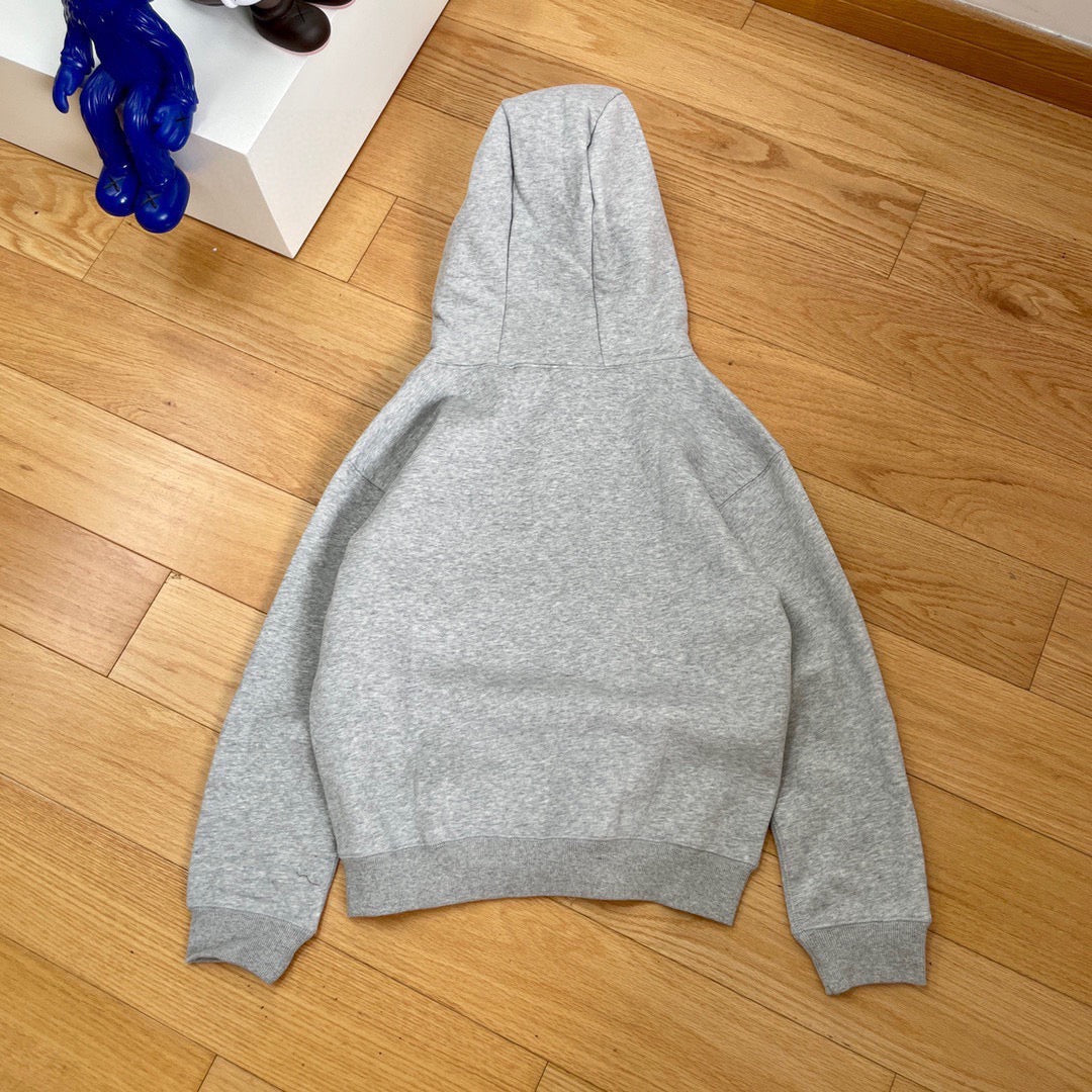 E2983# Unisex Fleece Loose Hoodie