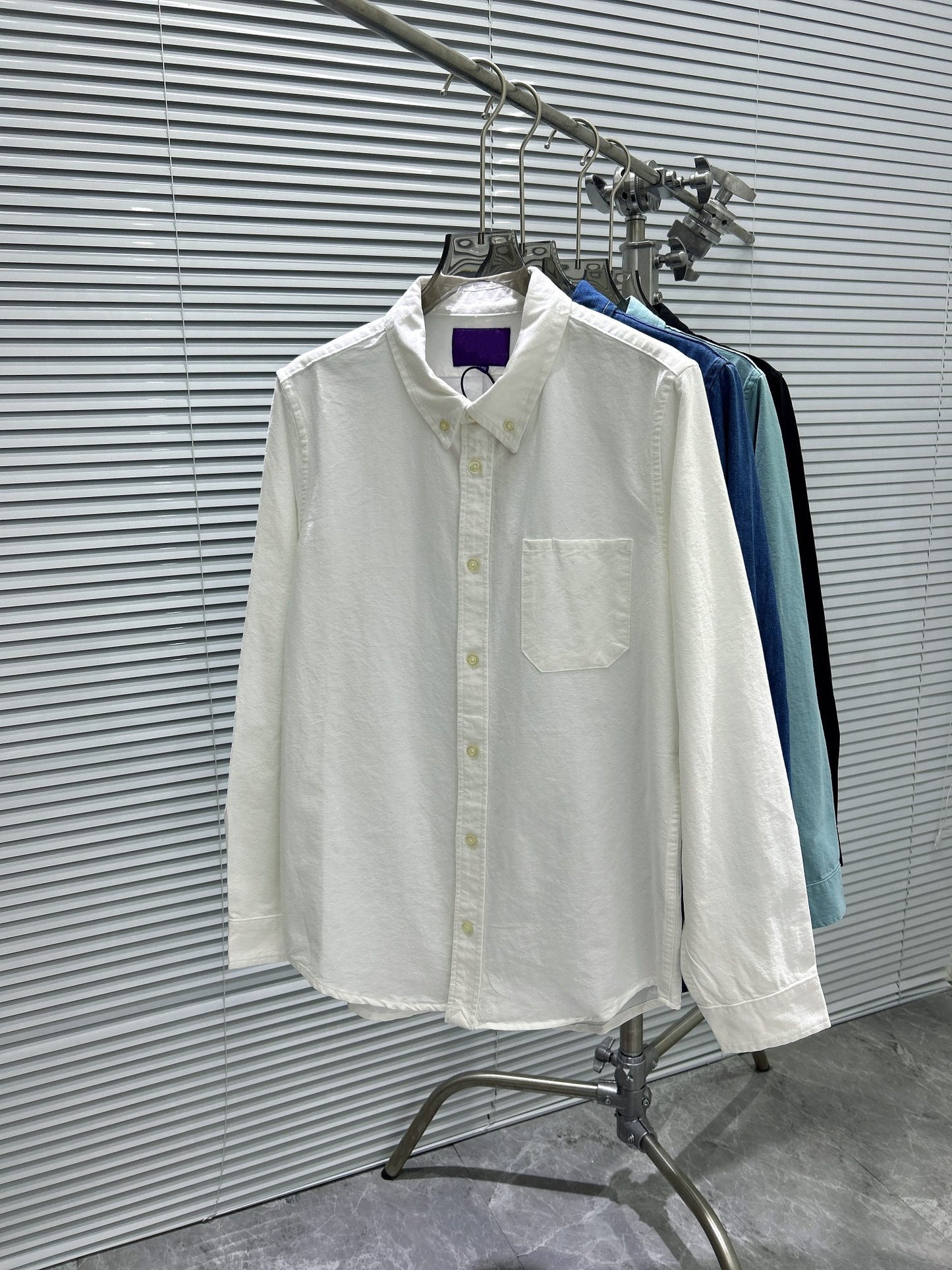 E3463#Unisex Denim Cloth Shirts